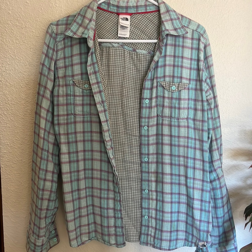 North Face button down